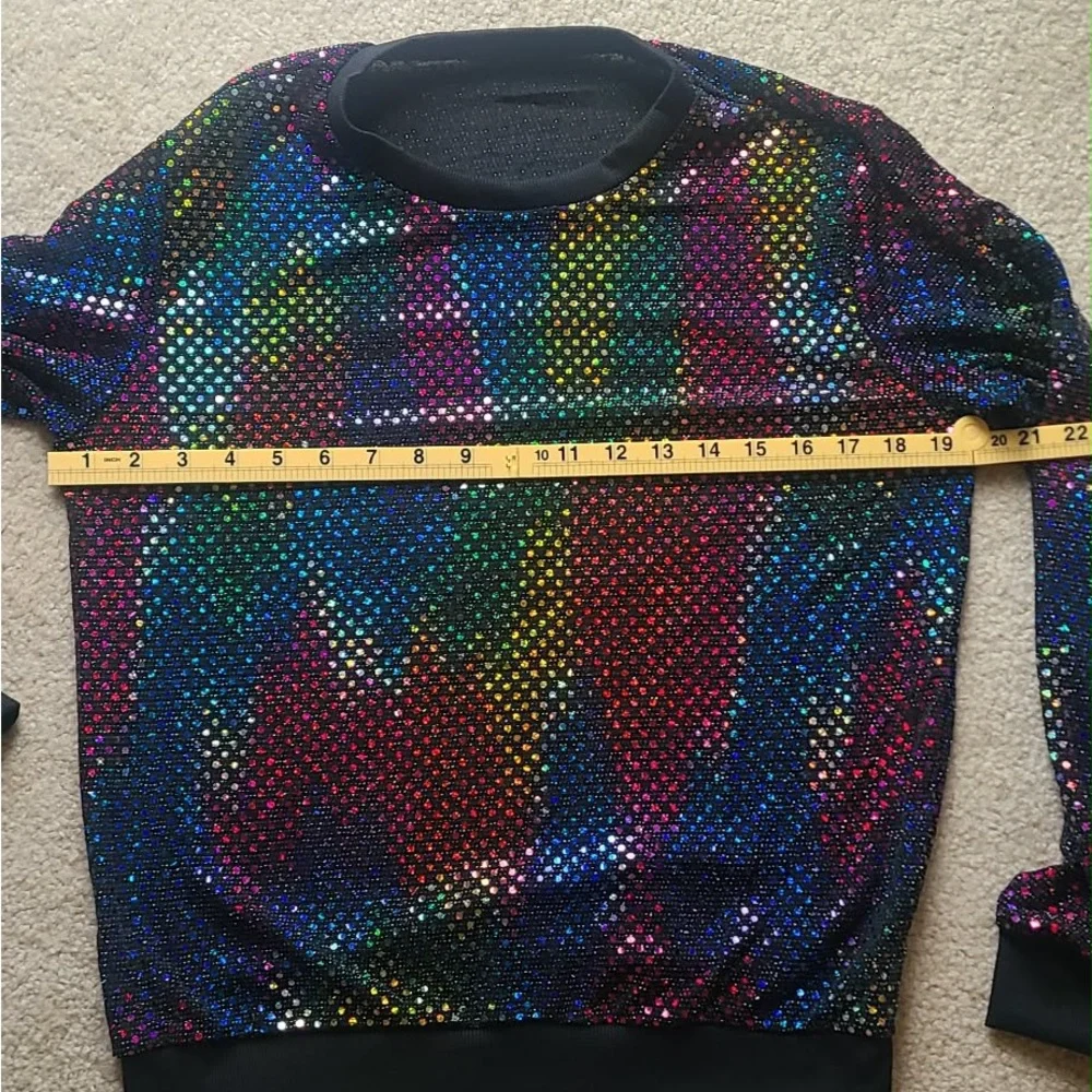 Multicolor Sequin-Effect Jogger Set - Women